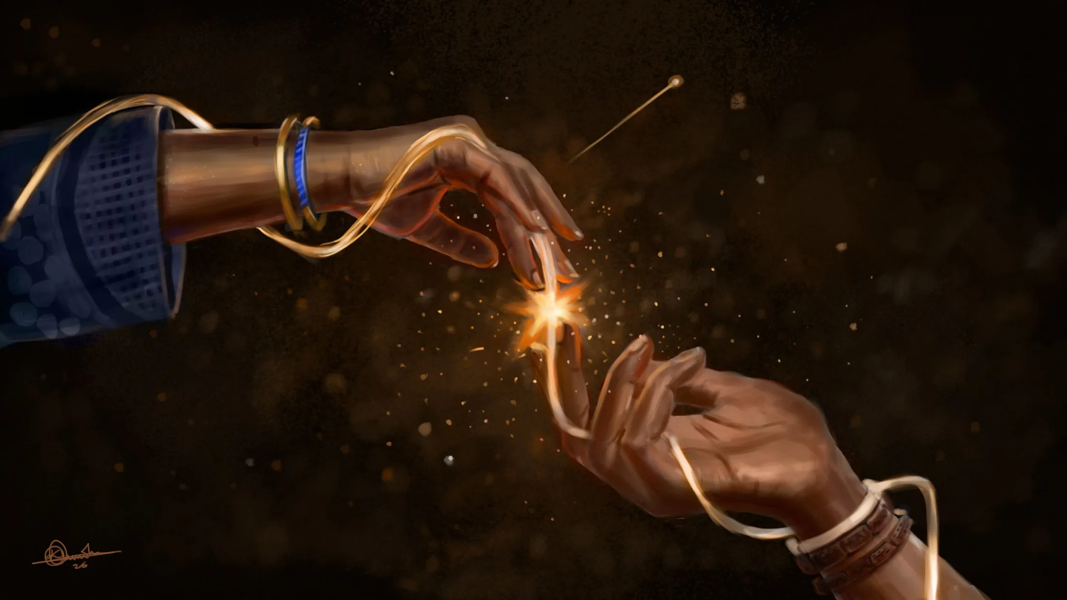 Chapter 2 painting — Ìpàdé I, The Meeting